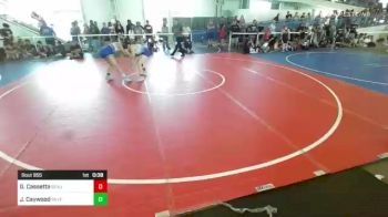 123 lbs Consi Of 8 #2 - Gianna Cassetta, Beaumonts Finest vs Jayden Caywood, Reverance Grappling