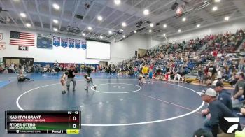 43 lbs Quarterfinal - Ryder Otero, High Plains Thunder vs Kashtyn Grant, Torrington Wrestling Club