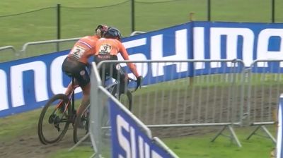 Breaking Down Lucinda Brand's 'Controversial' Bump At The 2021 Cyclocross World Championships