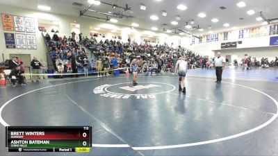 113 lbs Cons. Round 1 - Brett Winters, Nordoff vs Ashton Bateman, Chino Hills