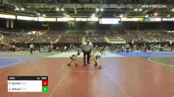 81 lbs Consi Of 8 #2 - Peyton Beckett, Nwwc vs Ziggy Stewart, Yucaipa