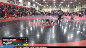 80 lbs Quarterfinal - Garrett Williams, Summit Wrestling Academy vs Cale Dauber, Ottawa Wolfpack
