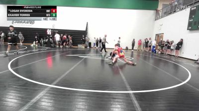 132 lbs Champ. Round 2 - Exavier Torres, Wichita Training Center vs Logan Svoboda, NWTC