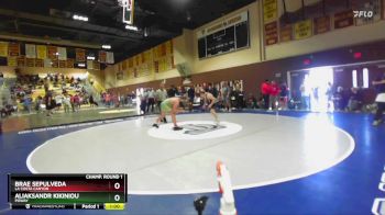 165 lbs Cons. Round 7 - Brae Sepulveda, La Costa Canyon vs Aliaksandr Kikiniou, Poway