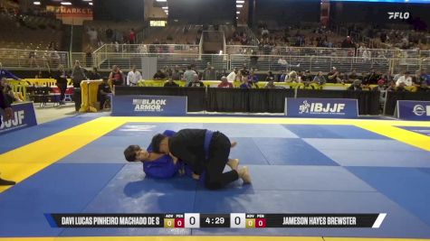 Jameson Hayes Brewster vs Davi Lucas Pinheiro Machado De S 2025 Pan Jiu Jitsu IBJJF Championship