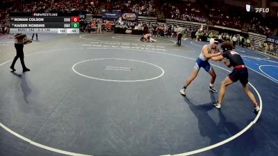 D 3 138 lbs Cons. Round 2 - Kaiser Robbins, Erath vs Roman Colson, Christ Episcopal