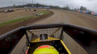 On-Board: Chase Randall Hot Laps USAC National Midgets Winter Dirt Games