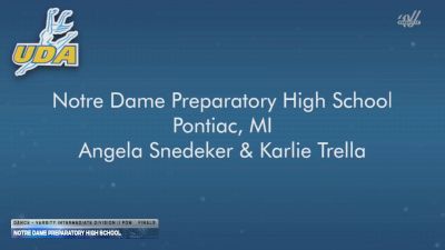 Notre Dame Preparatory High School [2026 Dance - Varsity Intermediate Division II Pom Finals] 2026 UDA National Dance Team Championship DII