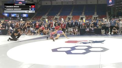 138 lbs Champ. Rd Of 32 - Shamus Regan, Florida vs Jamison Gregory, Michigan