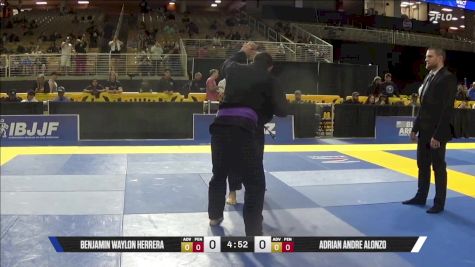 Adrian Andre Alonzo vs Benjamin Waylon Herrera 2025 Pan Jiu Jitsu IBJJF Championship