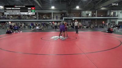 285 lbs Cons. Round 3 - Quinn Wilcoxen, Cornell College vs Hunter Gorecki, Augsburg