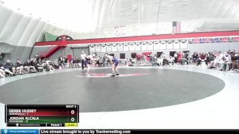 165 lbs Round 1 (8 Team) - Jordan Alcala, McKendree vs Derek Hussey, Montevallo