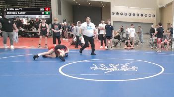 97 lbs Semifinal - Justin Waitt, Smitty's Barn - MSC vs Jackson Danby, Team Tugman - MSC