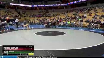 126 lbs Champ. Round 1 - Peyton Shepard, Francis Howell Central vs Lane Cross, Belton