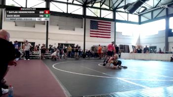 112-116 lbs Cons. Round 2 - Baylan Hendrickson, Pardeeville Boys Club Youth Wr vs Zack Bean, Team Piasa Wrestling Club