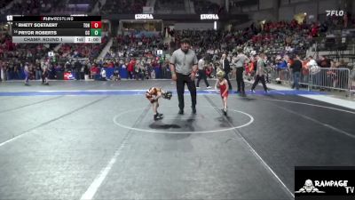 40 lbs Champ. Round 1 - Rhett Soetaert, Tonganoxie vs Pryor Roberts, Clay County