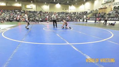 92 lbs Round Of 32 - Noah Agloro, Askeo International Matclub vs Nolan Perkins, Pleasant Hill Wrestling