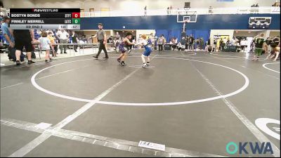 66 lbs Rr Rnd 2 - Bostyn Bonds, Standfast vs Finnley Merrell, Little Axe Takedown Club