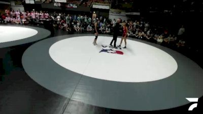 120 lbs Gabrielle Caro, KTWA-Kings-Tulare Wrestling Association vs Kaydince Silva, SAWA - Sacramento Area Wrestling Association