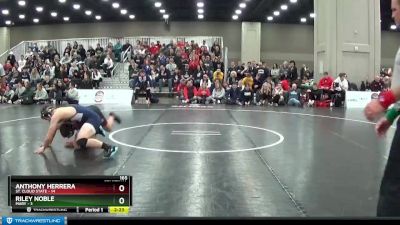 165 lbs Semis & 3rd Wb (16 Team) - Anthony Herrera, St. Cloud State vs Riley Noble, Mary