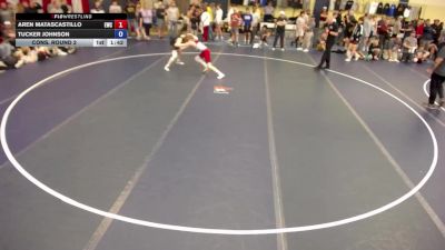 126 lbs Cons. Round 2 - Aren Matascastillo, Eastside Wrestling Club vs Tucker Johnson