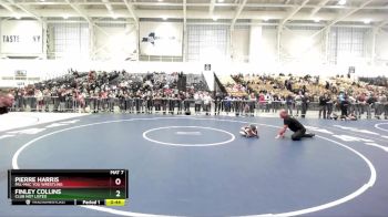 44 lbs Quarterfinal - Finley Collins, Club Not Listed vs Pierre Harris, Pal-Mac You Wrestling