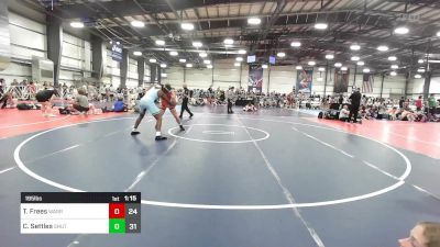 195 lbs Rr Rnd 1 - Tavin Frees, Warrior RTC vs Chris Settles, TS Chinstrap Penguin