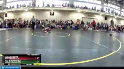 78 lbs Champ. Round 3 - Lucas Kreitz, Reitz Wrestling Club vs Brian Wesley, Hobart Wrestling Club