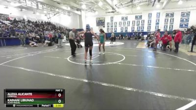 120 lbs Champ. Round 2 - Alexa Alicante, Cerritos vs Kainani Libunao, Aliso Niguel