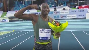 Grant Holloway 7.32, #2 All-Time In 60m Hurdles, New American Record!