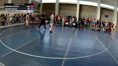 115 lbs Champ. Round 1 - Angelina Roller, Colorado vs Celeste Meyer, California
