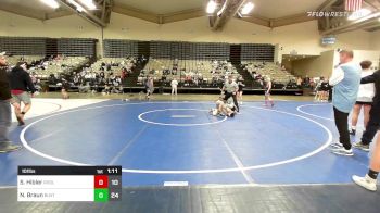 101 lbs Quarterfinal - Seach Hibler, Revival Black vs Nathan Braun, Buxton Red