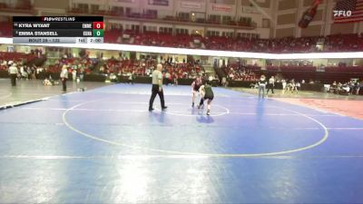 132 lbs Champ. Round 1 - Kyra Wyant, Emmett vs Emma Stansell, Kuna