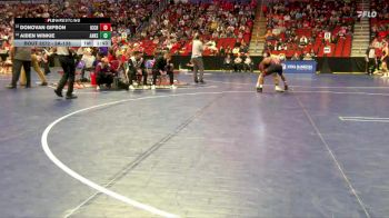 3A-138 lbs Cons. Round 2 - Donovan Gipson, Iowa City, City High vs Aiden Winkie, Ankeny