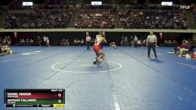 157 lbs Semifinal - Nathan Callaway, Millikin vs Daniel Meeker, Wartburg