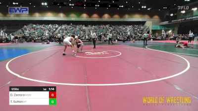 125 lbs Round Of 128 - Duane Zamora, Moses Lake Wrestling Club vs Ty Sutton, New Plymouth