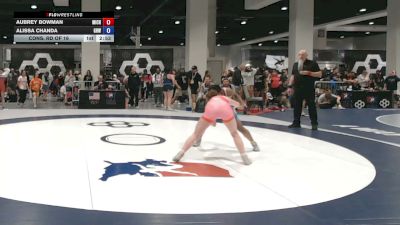 110 lbs Cons. Rd Of 16 - Aubrey Bowman, Michigan vs Alissa Chanda, Greater Heights Wrestling