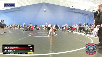 92 lbs Semis (4 Team) - Macyn Grandner, Firebird Elite vs Owen Taylor, Slyfox Black