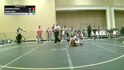 81 lbs Consi Of 4 - Giovanni Ortega, Bay Area Dragons WC vs Isaac Ayala, The Asylum Wrestling