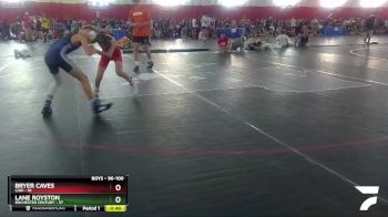 96-100 lbs Round 3 - Lane Royston, Rochester Century vs Bryer Caves, Lodi