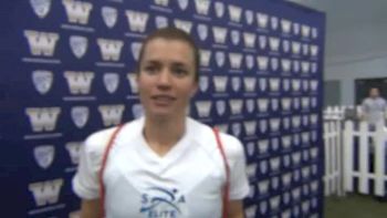 Kim Conley Focused for trials after big 3k win 2012 Flotrack Husky Classic