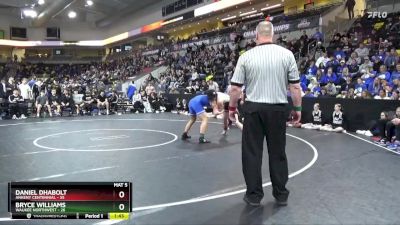 175 lbs 5th & 7th Place - Daniel Dhabolt, Ankeny Centennial vs Bryce Williams, Waukee Northwest