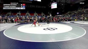 95 lbs Champ. Rd Of 64 - Esperanza Gallegos, NM vs Cassidy O'Connell, WI