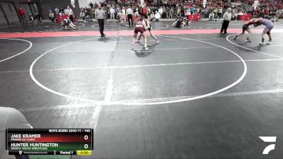 140 lbs Cons. Round 5 - Hunter Huntington, Sparta Youth Wrestling vs Jake Kramer, Prairie Du Chien