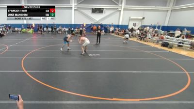 157 lbs Cons. Round 2 - Luke Manghisi, Unattached vs Spencer Timm, Lake Gibson Braves