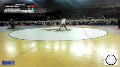 Round Of 32 - Christian Young, Blanchard High School vs Jax Eichelberger, Altus JH