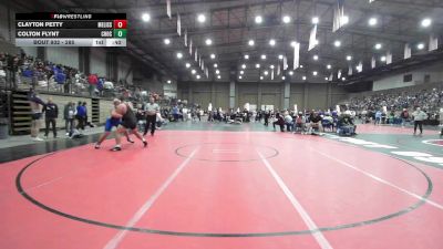 285 lbs Cons. Round 2 - Clayton Petty, Melissa vs Colton Flynt, Choctaw