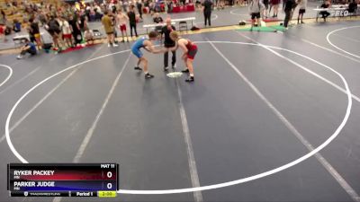 157 lbs Cons. Round 3 - Ryker Packey, MN vs Parker Judge, MN