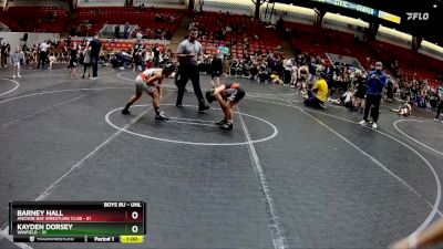 Round 3 - Kayden Dorsey, Winfield vs Barney Hall, Anchor Bay Wrestling Club