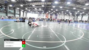 220 lbs Round Of 32 - Everett Mcclelland, IN vs Ian Larrabee, MN